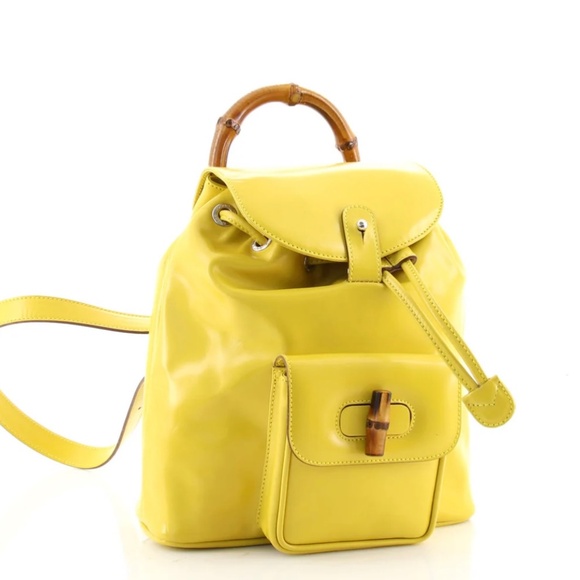 Gucci bamboo handle backpack - Picture 2 of 5